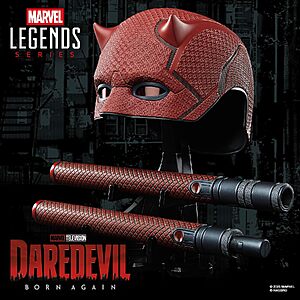 Prime Members: Marvel Legends: Daredevil: Born Again Premium Mask and Billy Club $98 + Free S&H