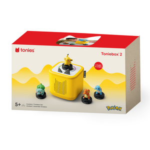Tonies Toniebox 2 Screen Free Audio Player w/ 4x Pokémon Characters (Yellow) $99 + Free S&H