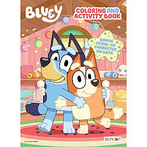 64-Page Jumbo Coloring/Activity Paperback Book (Bluey or Paw Patrol) $1 + Free Pickup