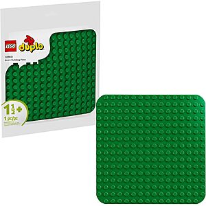 1-Pc LEGO 9"x9" Duplo Green Building Plate $9 