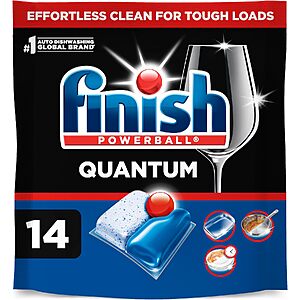 14-Ct Finish Powerball Quantum Dishwasher Detergent Pods (Fresh Scent)