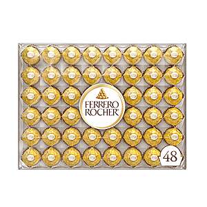 Costco In-Warehouse Offer: 48-Ct Ferrero Rocher Milk Chocolate Hazelnut Candy .50 (Pricing/Availability Will Vary)