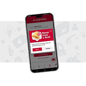 BJs Wholesale Customers: First ExpressPay In-Club Transaction (Scan/Go Purchase) $10 Off $10+ (Valid thru 10/31)