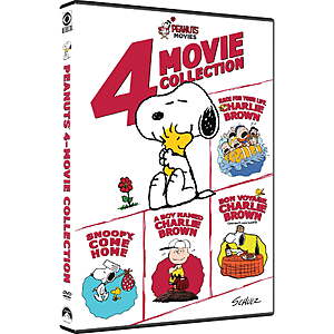 Peanuts 4-Movie Collection (1969-1980) (DVD) $5 