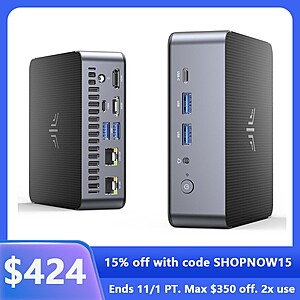 Kamrui AM21 Mini Gaming PC: AMD Ryzen 7 8745HS, 16GB RAM, 512GB SSD $424 + Free S&H