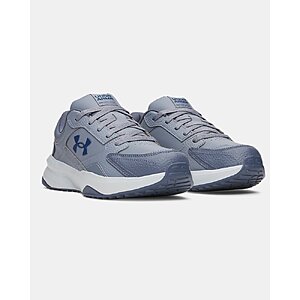 Men's Under Armour UA Edge Leather Training Shoes (Gravel/Blue Fog) $28.60 + $8 S&H