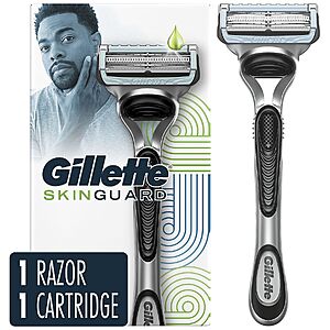 Men's/Women's Gillette Skinguard + ComfortGlide Razors + Earn $6 Walgreens Cash $10.55 + Free Pickup on Orders
