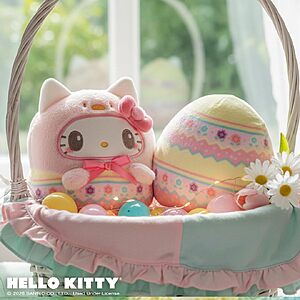 TeeTurtle 4" Reversible Sanrio Hello Kitty Easter Flip Plushie $6 