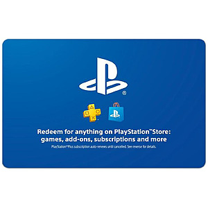 0 Sony PlayStation eGift Card (Email Delivery) 