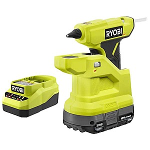 Ryobi One+ 18V Cordless Compact Glue Gun Kit w/ Battery/Charger $50 + Free S&H