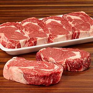 Costco In-Warehouse Deal: Kirkland USDA Choice Beef Ribeye Bonless Steak $15/Lb. (Valid thru 11/1)