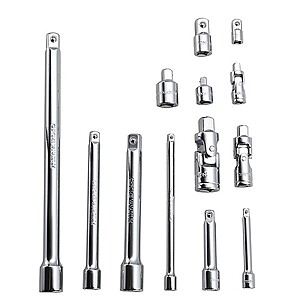 13-Pc JobSmart SAE Socket Accessory Set (1/4" + 3/8" & 1/2") $14 + Free Pickup