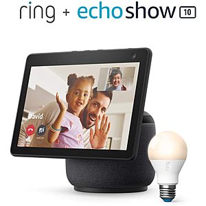 Echo Show 10 (3rd Gen) HD Smart Display with Motion and Alexa in  Charcoal B07VHZ41L8 - The Home Depot