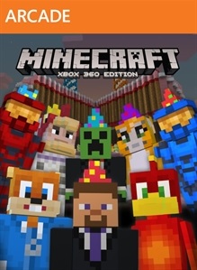 Minecraft Birthday Skin Pack 1-4 Add-On (Xbox One or 360 ...