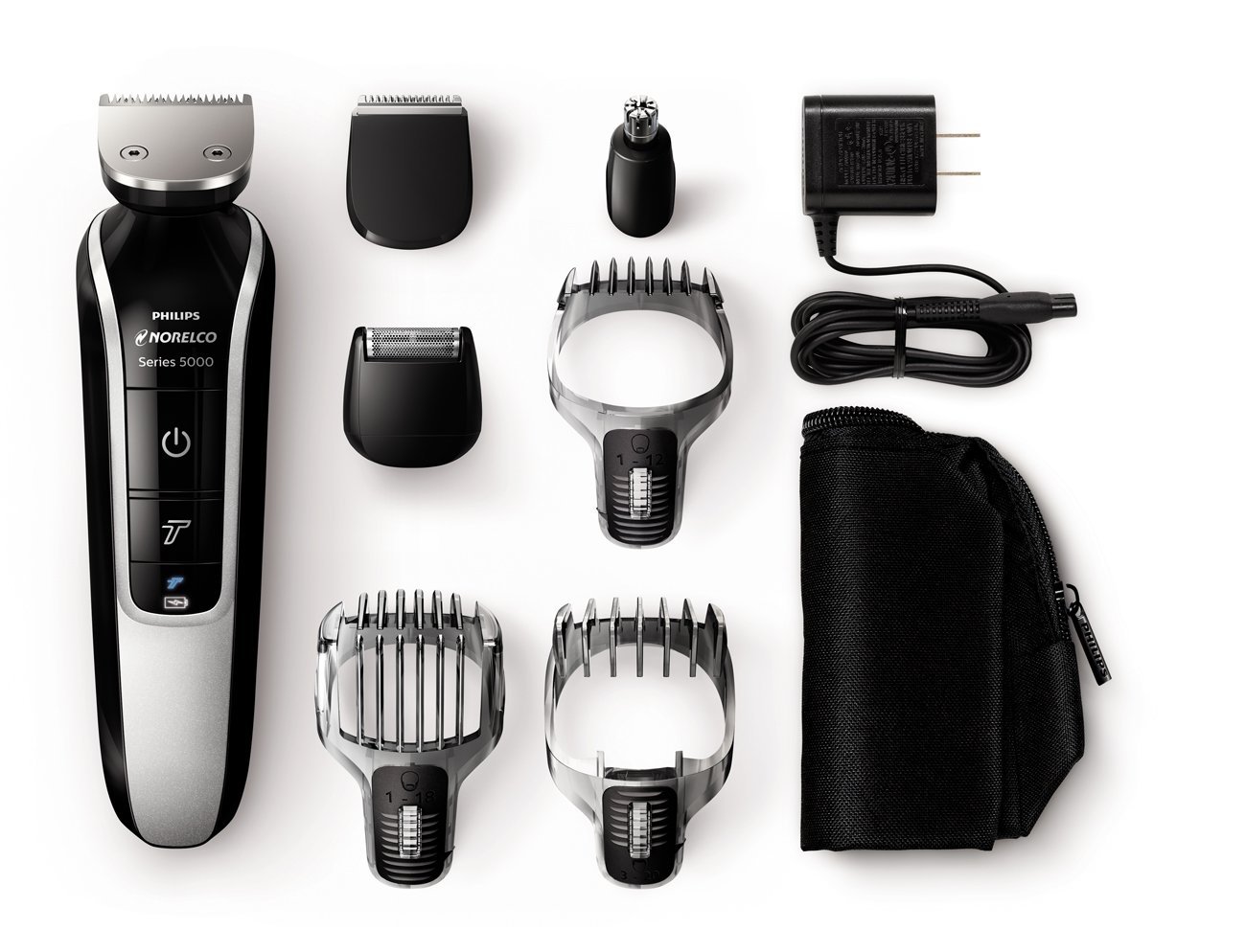 Philips Norelco Multigroom 5100 Trimmer W Attachments