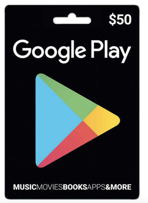 $50 Google Play Gift Card for $43.99 + Free Shipping - Slickdeals.net