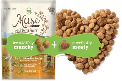 2oz Purina Muse Masterpieces Natural Dry Cat Food Sample