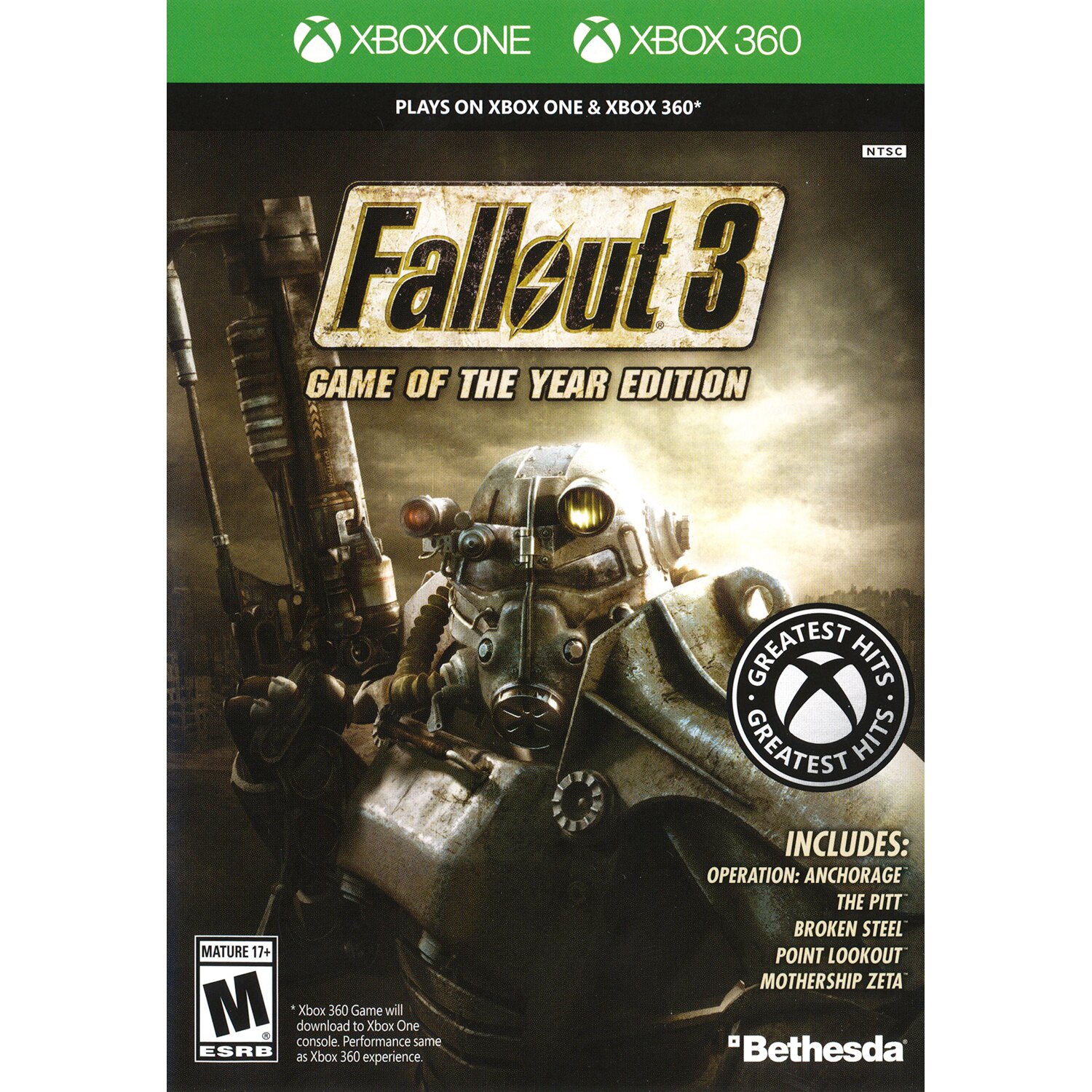 Fallout 3 Game Of The Year Edition Xbox One 360