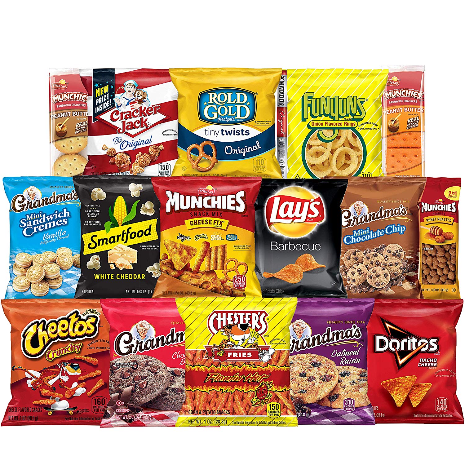         40-Count Frito-Lay Ultimate Snack Care Package (Variety Assortment of Chips, Cookies, Crackers & More) $13.29 w/ S&S... 