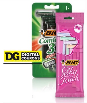 Dollar General Stores Bic Comfort 3 Or Silky Touch Disposable