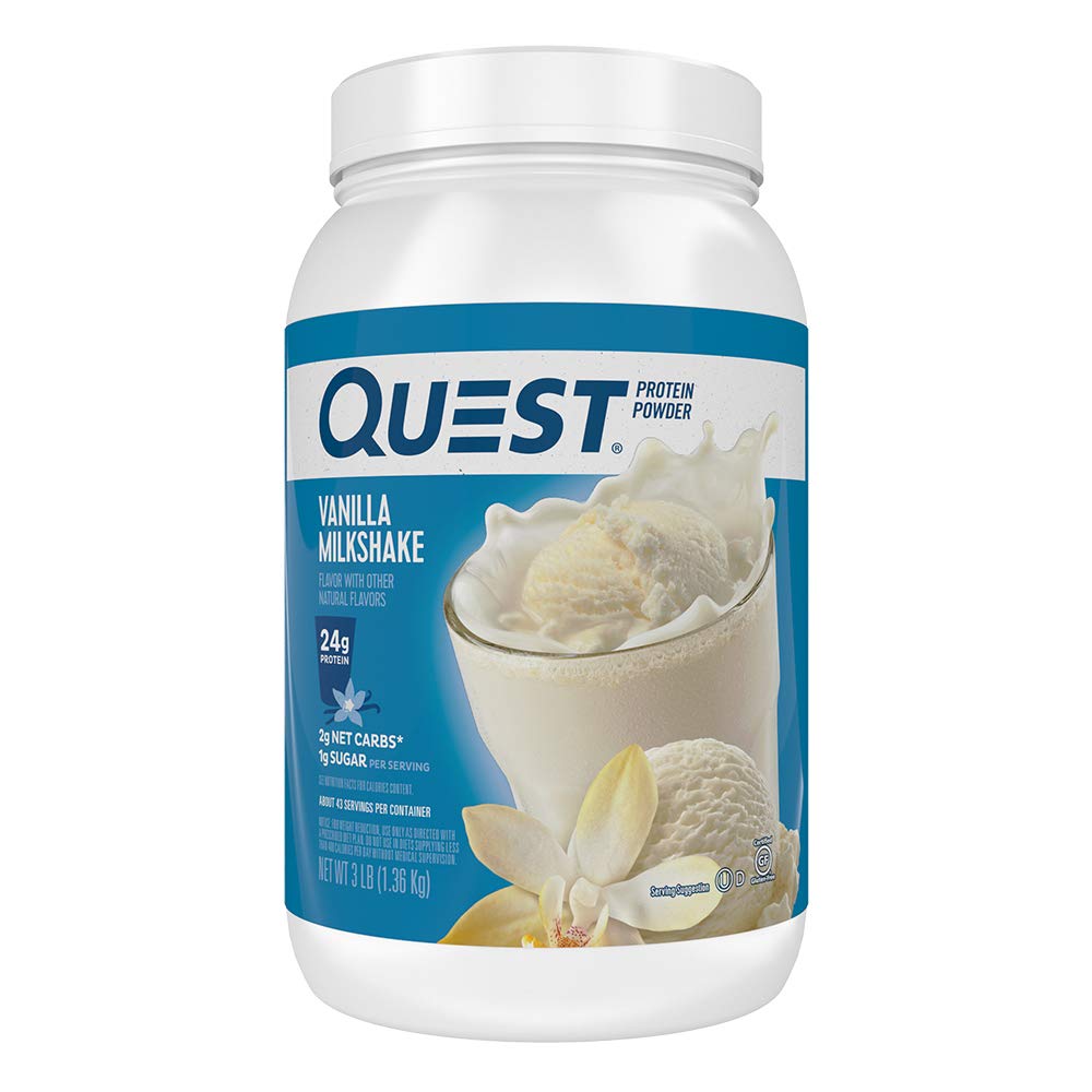 3 Lbs. Quest Nutrition High Protein Powder (Vanilla Milkshake) $26.92 w/ S&S + Free Shipping via Amazon