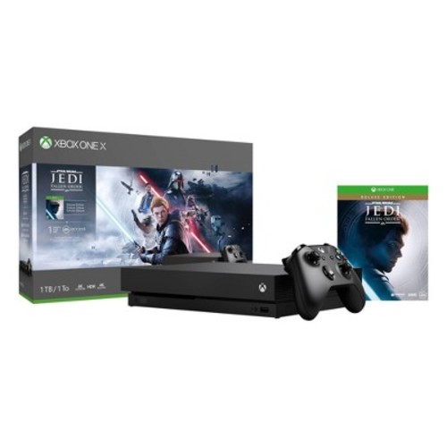 1TB Xbox One X Star Wars Jedi Fallen Order Console Bundle + EXTRA Xbox One Wireless Controller (+ Potential Savings) $349.99 via Target *Starts Jan 19*