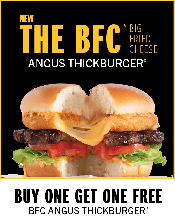 Carl's Jr. Printable Coupon: The Big Fried Cheese (BFC) Angus Thickburger
