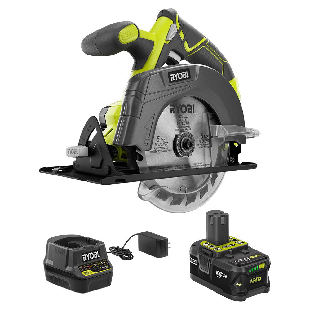 Power Tool Kits Ryobi 18v One 5 5 Circular Saw W 4 0 Ah