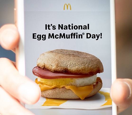 McDonald's Restaurant: Egg McMuffin Sandwich
