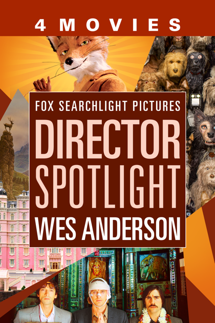 Wes Anderson Films: The Darjeeling Limited, Fantastic Mr. Fox, The Grand Budapest Hotel, Isle of Dogs (HD Digital Films) $19.99 via Apple iTunes
