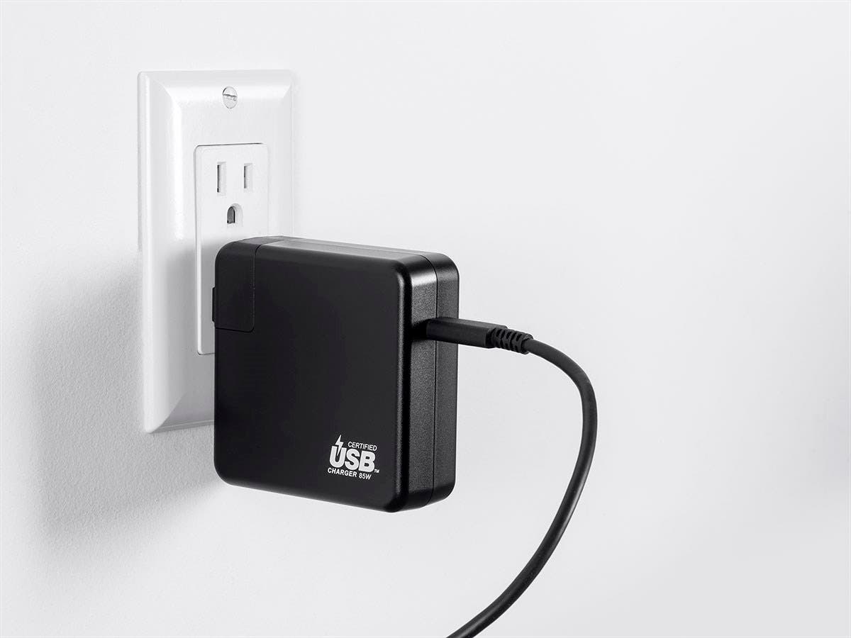 Monoprice Obsidian Speed 1-Port 85W PD USB Wall Charger w/ 6'  USB Type-C Cable $35 + Free Shipping via Monoprice *Price Drop*