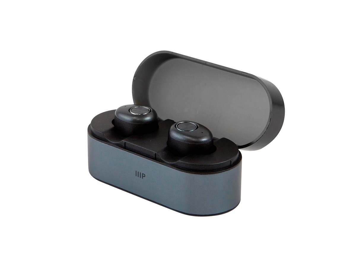 Monoprice TrueWireless Blueooth 5.0 Earphones w/ Mic/Charging Case (Black) 2 for $40 + Free Shipping via Monoprice