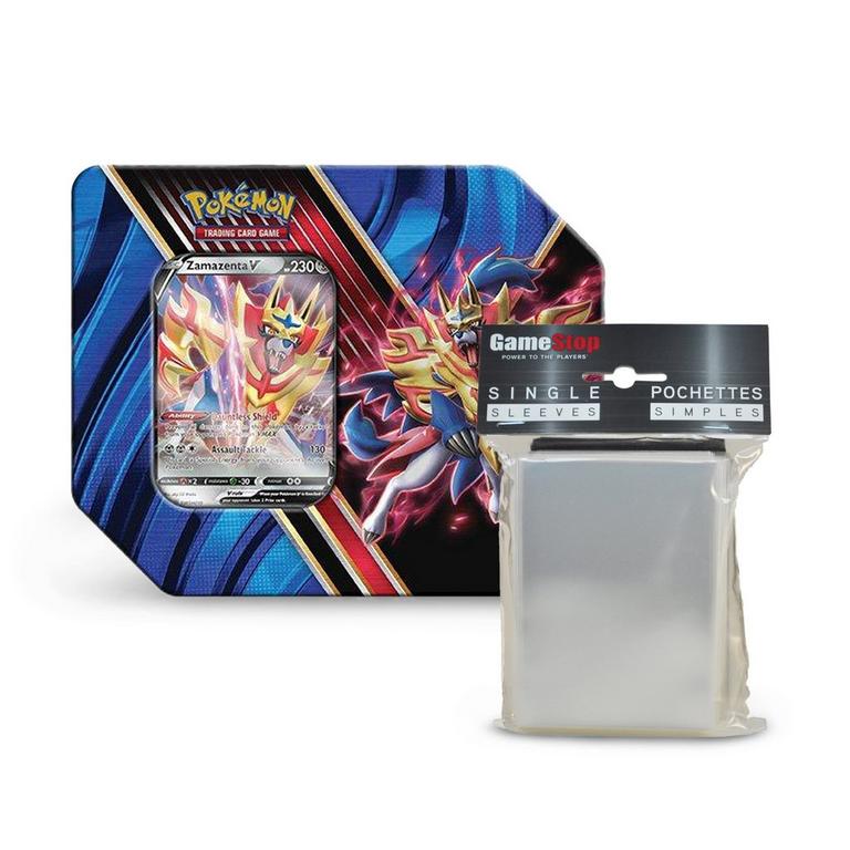 Pokemon Trading Card Game Legends Of Galar Tin 100 Count Clear Card Sleeve Bundle 15
