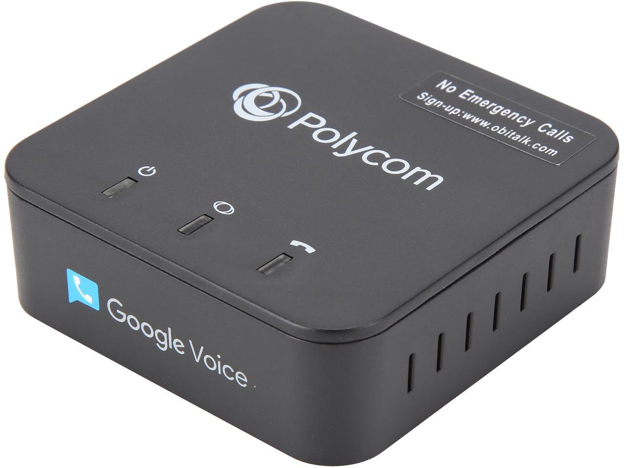 Polycom OBi200 VoIP Google Voice Digital Internet Telephone Adapter $39.99 AC + Free Shipping via Newegg