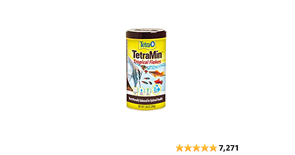 TetraMin Nutritionally Balanced Tropical Flake Food for Tropical Fish - $3.56 at Amazon