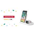 Belkin Boost Up Wireless Charging Dock (Apple Charging Station for Iphone + Apple Watch (2 in 1) - White - $84.49