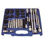 Astro Pneumatic Tool 7878 30pc Master Alternator Pulley Removal And Service Kit $32.99