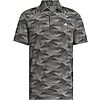 Adidas Ultimate365 Speed Stripe Polo Shirt, Black/Putty Beige, Size Medium