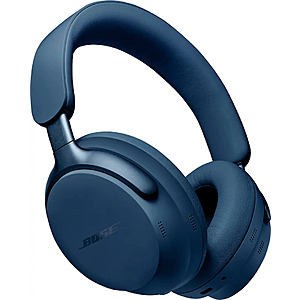 Bose - QuietComfort Ultra Wireless Noise Cancelling Over-the-Ear Headphones - Lunar Blue $279