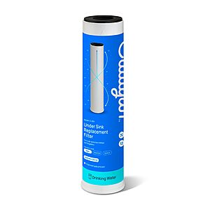 [S&S, AC] $9.73: Culligan D-20A Basic Drinking Water Filter Replacement Cartridge, 1 Count (Pack of 1), White