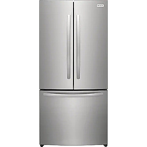 $1149.99: Frigidaire - 17.6 Cu. Ft. Counter-Depth French Door Refrigerator - Fingerprint-Resistant Stainless Steel Look