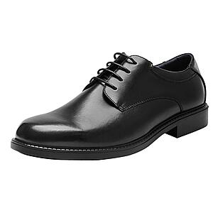 $35.99: Bruno Marc Men's Business Shoes Derby Lace-Up Shoes Suit Shoes Leather with Oxford Lining, Black, Various Sizes
