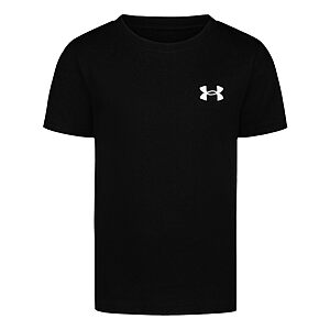 $8.90: Under Armour Short Sleeve Elite T-Shirt, Black, Sizes 3T or 4