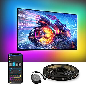 Govee TV LED Backlight, RGBIC Smart LED Strip Lights for 55-65 Inch TVs