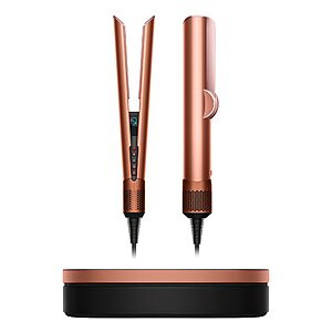$399.99: Dyson Airstrait&trade; Straightener, Wet to Dry Hair Straightener, Amber Silk