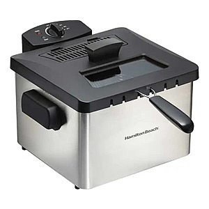 $62.99: Hamilton Beach - 21 Cup Professional Style Deep Fryer - Silver
