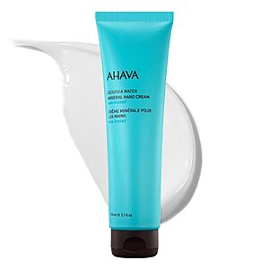 [S&S, AC] $18.43: AHAVA Dead Sea Water Mineral Hand Cream, Enriched with Exclusive blend Osmoter, 5.1 Fl Oz