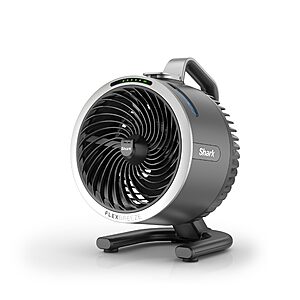$79.95: Shark FlexBreeze HydroGo Fan, Evaporative Misting, 5 Speeds, Grey, FA052
