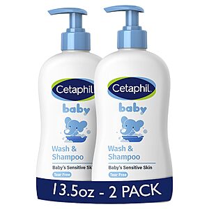 $11.98: Cetaphil Baby Wash & Shampoo, 13.5oz Pack of 2