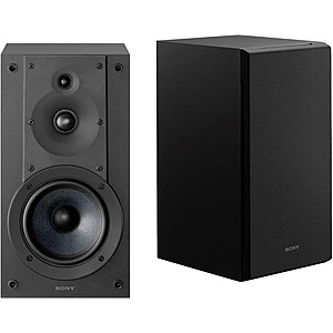 $198.00: Sony CS Speakers 3-way 3-driver Hi-Res Bookshelf Speakers 2025 pair